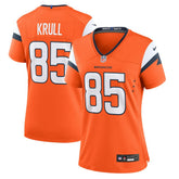 Lucas Krull Women's Team Game Jersey - Denver Broncos