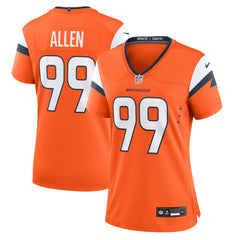 Zach Allen Women's Team Game Jersey - Denver Broncos