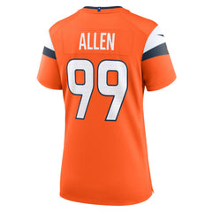 Zach Allen Women's Team Game Jersey - Denver Broncos