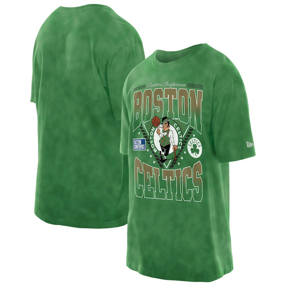 NBA Boston Celtics Boxy Old School Sport Vintage Wash T-Shirt