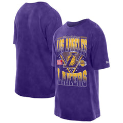 NBA Los Angeles Lakers Old School Sport Vintage Wash T-Shirt