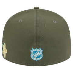 NHL Olive Detroit Red Wings New Era Tonal Florals 59FIFTY Fitted Hat