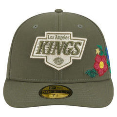 NHL Olive Los Angeles Kings New Era Tonal Florals 59FIFTY Fitted Hat