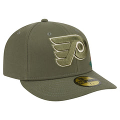 NHL Olive Philadelphia Flyers New Era Tonal Florals 59FIFTY Fitted Hat
