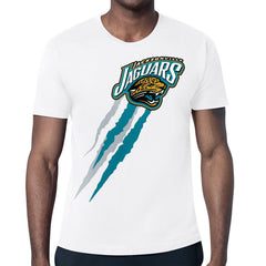 Starter Retro Team Logo Color Scratch T-Shirt - Jacksonville Jaguars
