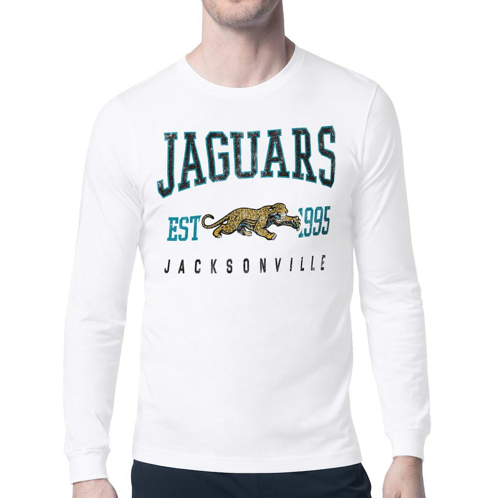 Starter Retro Team Logo Long Sleeve T-Shirt - Jacksonville Jaguars