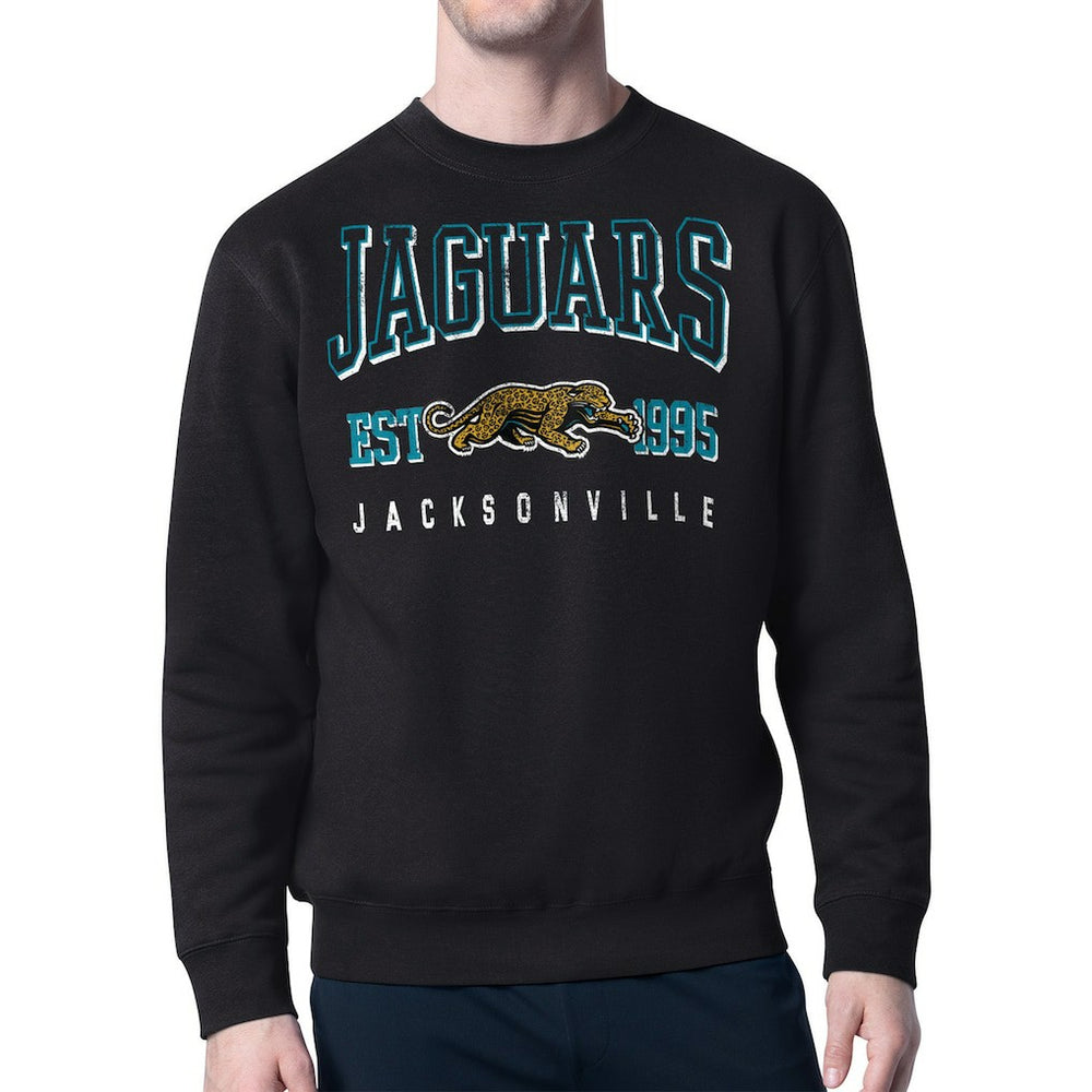 Starter Retro Team Logo Pullover Sweatshirt - Jacksonville Jaguars