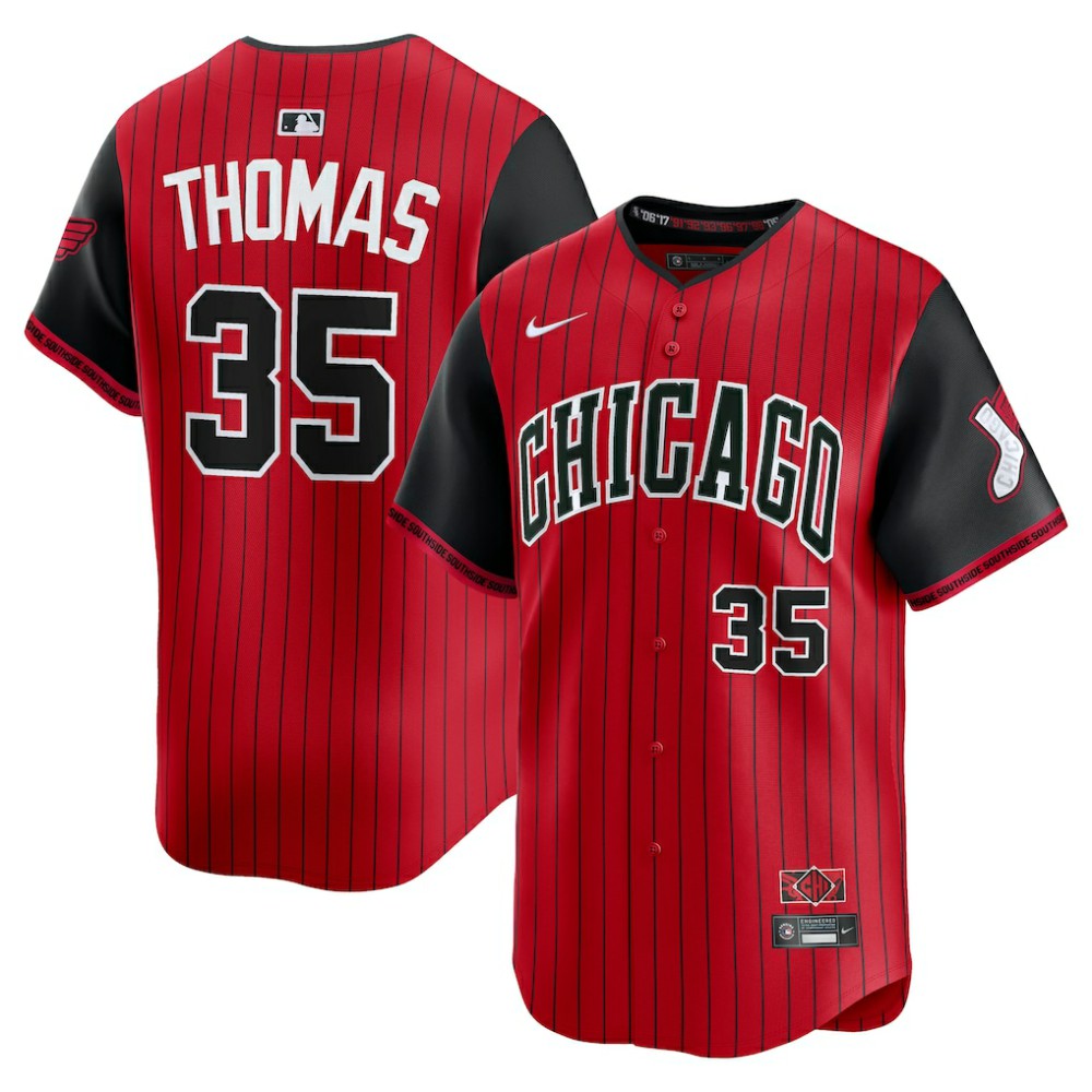 MLB Frank Thomas Chicago White Sox Nike 2025 City Connect Limited Retired Player Jersey