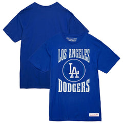 MLB Los Angeles Dodgers Mitchell & Ness Arched Logo Slub T-Shirt