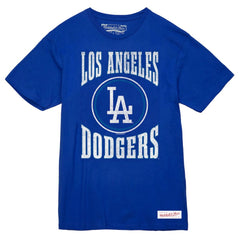MLB Los Angeles Dodgers Mitchell & Ness Arched Logo Slub T-Shirt