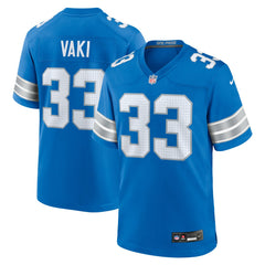 Sione Vaki Team Game Jersey - Detroit Lions