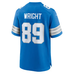 Brock Wright Team Game Jersey - Detroit Lions