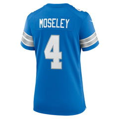 Emmanuel Moseley Women's Team Game Jersey - Detroit Lions