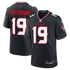 Xavier Hutchinson Team Game Jersey - Houston Texans