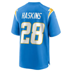 Hassan Haskins Team Game Jersey - Los Angeles Chargers