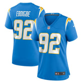 Justin Eboigbe Women's Game Jersey - Los Angeles Chargers