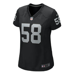 Jackson Powers-Johnson Women's Game Jersey - Las Vegas Raiders