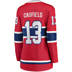 NHL Red Cole Caufield Montreal Canadiens Fanatics Women's Home Premier Breakaway Player Jersey Breakaway Jersey