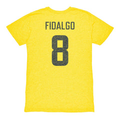 Álvaro Fidalgo Club America 1863FC Retro Player Name & Number Tri-Blend T-Shirt - Yellow