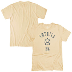Club America 1863FC Team Arch T-Shirt - Tan