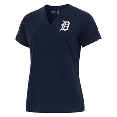 MLB Detroit Tigers Antigua Women's Notch Neck T-Shirt