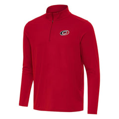 NHL Red Carolina Hurricanes Antigua Intent Quarter-Zip Top