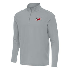 NHL Gray Carolina Hurricanes Antigua Intent Quarter-Zip Top