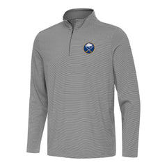 NHL Black Buffalo Sabres Antigua Twine Quarter-Zip Top