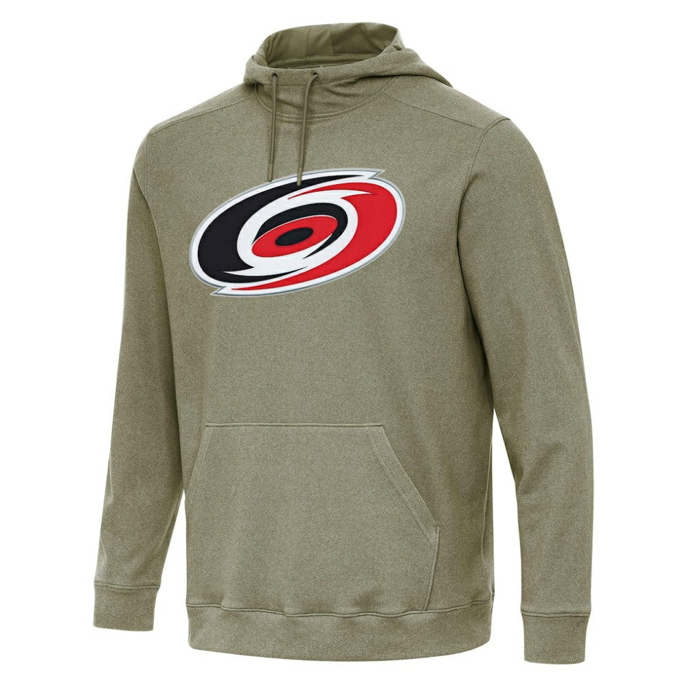 NHL Olive Carolina Hurricanes Antigua Cloud Pullover Hoodie