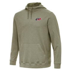 NHL Olive Carolina Hurricanes Antigua Cloud Pullover Hoodie