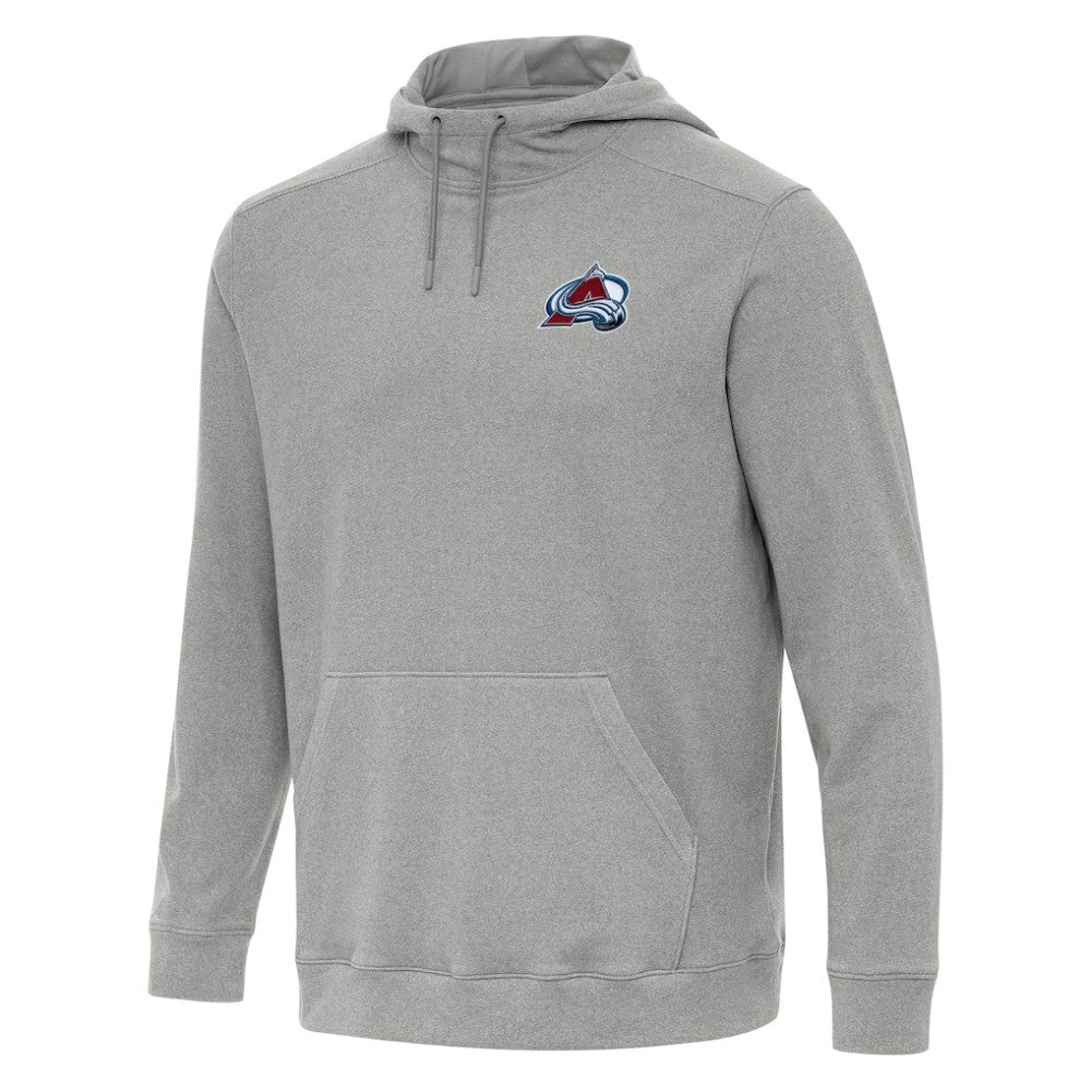 NHL Heather Gray Colorado Avalanche Antigua Cloud Pullover Hoodie