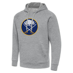 NHL Heather Gray Buffalo Sabres Antigua Big & Tall Victory Pullover Hoodie