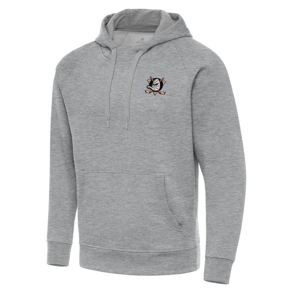 NHL Heather Gray Anaheim Ducks Antigua Big & Tall Victory Pullover Hoodie