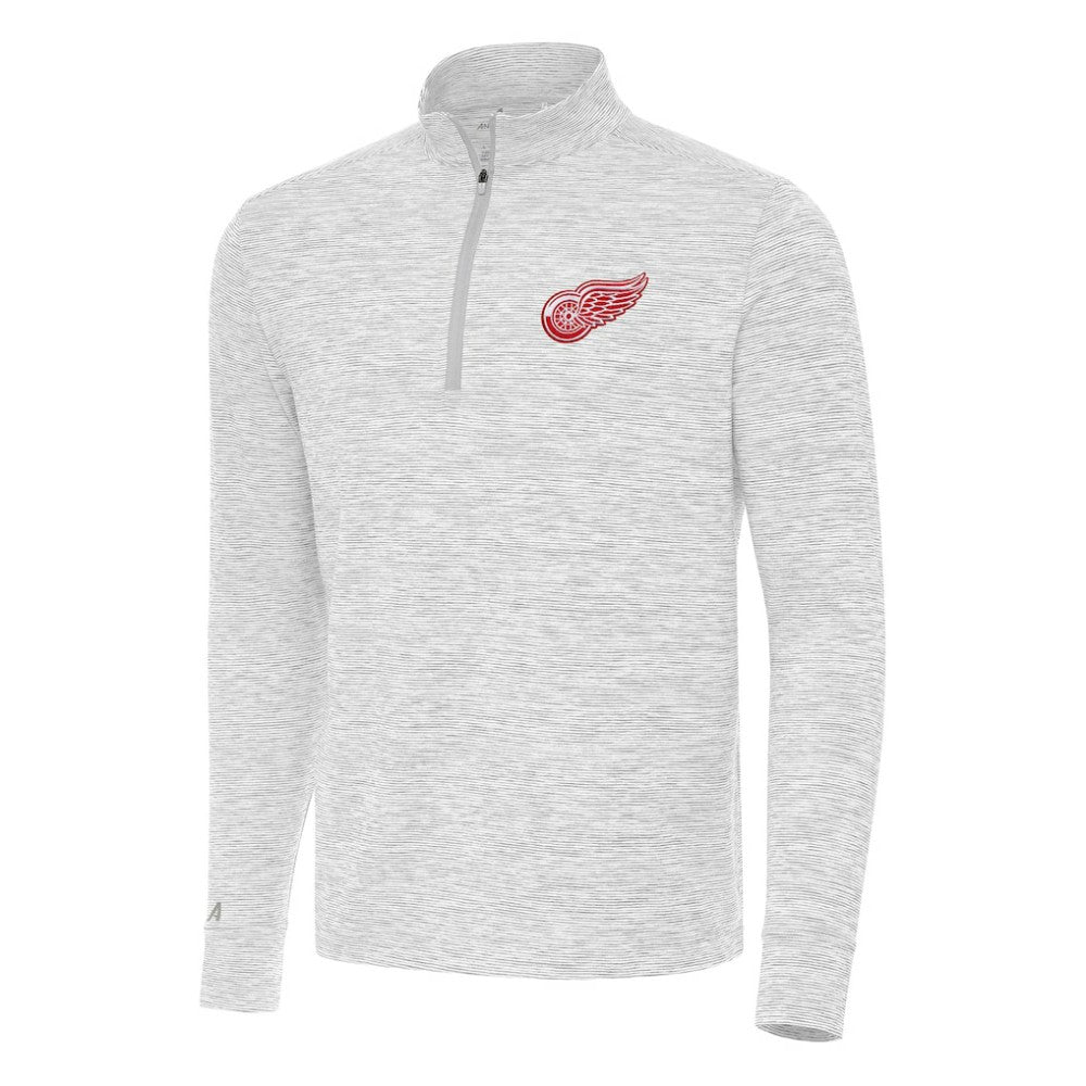 NHL Gray Detroit Red Wings Antigua Cause Quarter-Zip Top