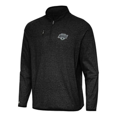 NHL Heather Black Los Angeles Kings Antigua Certain Quarter-Zip Tri-Blend Sweatshirt