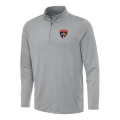 NHL Gray Florida Panthers Antigua Reprocess Quarter-Zip Top