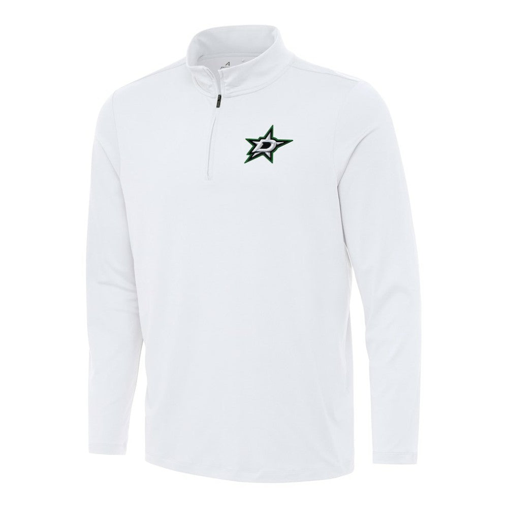NHL White Dallas Stars Antigua Reprocess Quarter-Zip Top