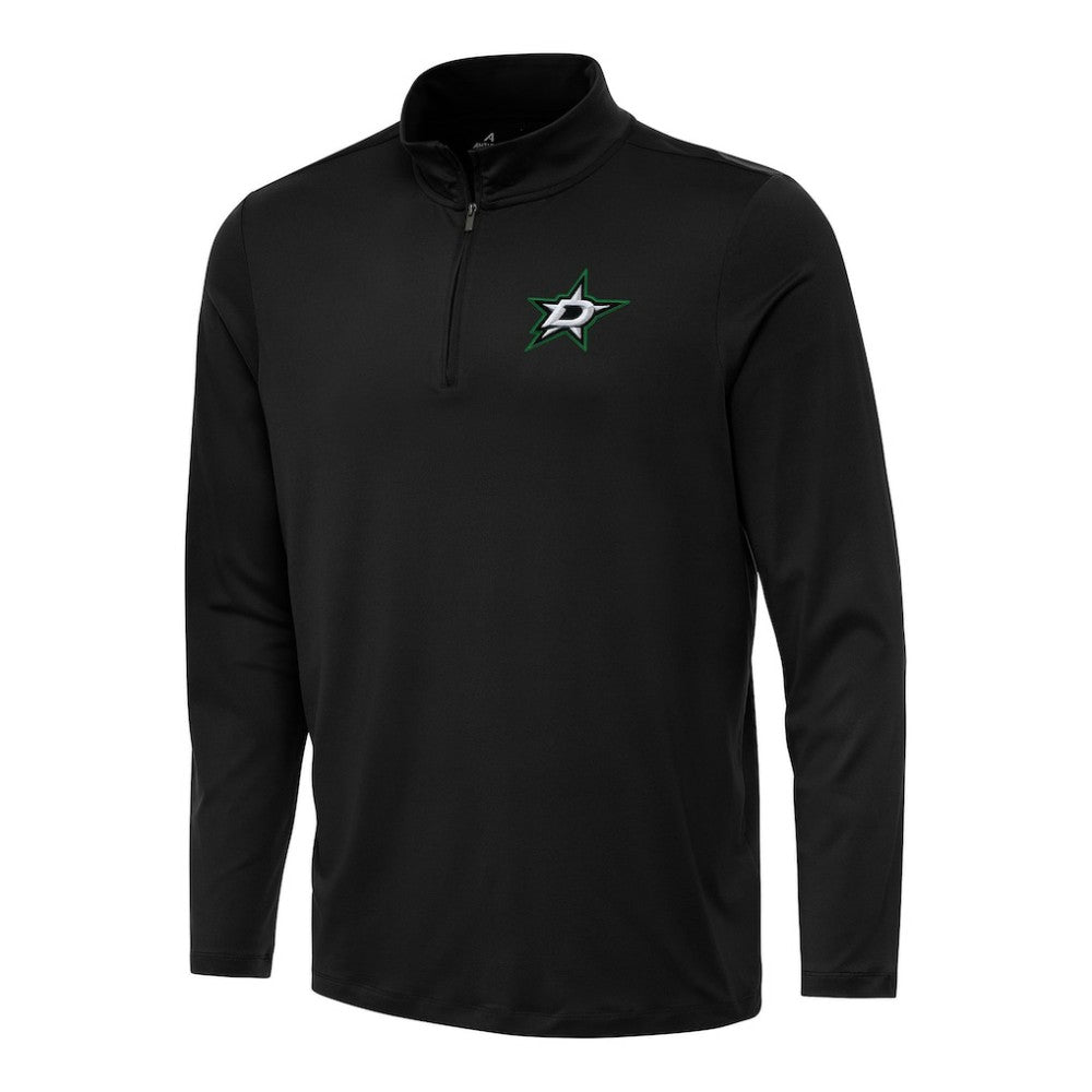 NHL Black Dallas Stars Antigua Reprocess Quarter-Zip Top