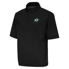 NHL Black Dallas Stars Antigua Brisk Quarter-Zip Windbreaker
