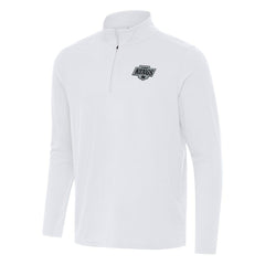 NHL White Los Angeles Kings Antigua Intent Quarter-Zip Top