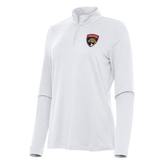 NHL White Florida Panthers Antigua Women's Reprocess Quarter-Zip Top