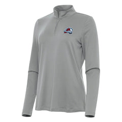 NHL Gray Colorado Avalanche Antigua Women's Reprocess Quarter-Zip Top
