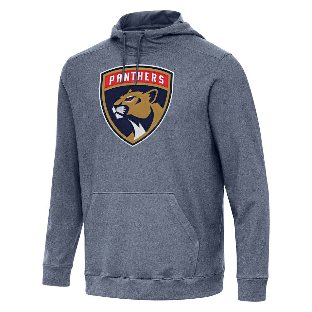 NHL Heather Navy Florida Panthers Antigua Cloud Pullover Hoodie