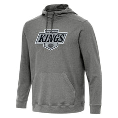 NHL Heather Black Los Angeles Kings Antigua Cloud Pullover Hoodie