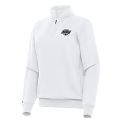NHL White Los Angeles Kings Antigua Women's Victory Quarter-Zip Sweatshirt