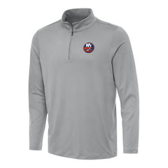 NHL Gray New York Islanders Antigua Reprocess Quarter-Zip Top