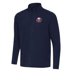NHL Navy New York Islanders Antigua Intent Quarter-Zip Top
