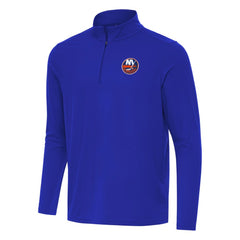 NHL Royal New York Islanders Antigua Intent Quarter-Zip Top