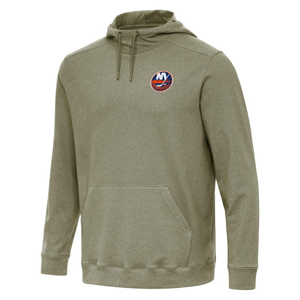 NHL Olive New York Islanders Antigua Cloud Pullover Hoodie