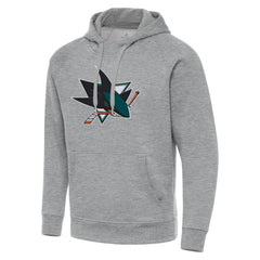 NHL Heather Gray San Jose Sharks Antigua Big & Tall Victory Pullover Hoodie